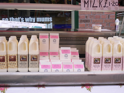 milk and yoghurt from Jess's Ladies